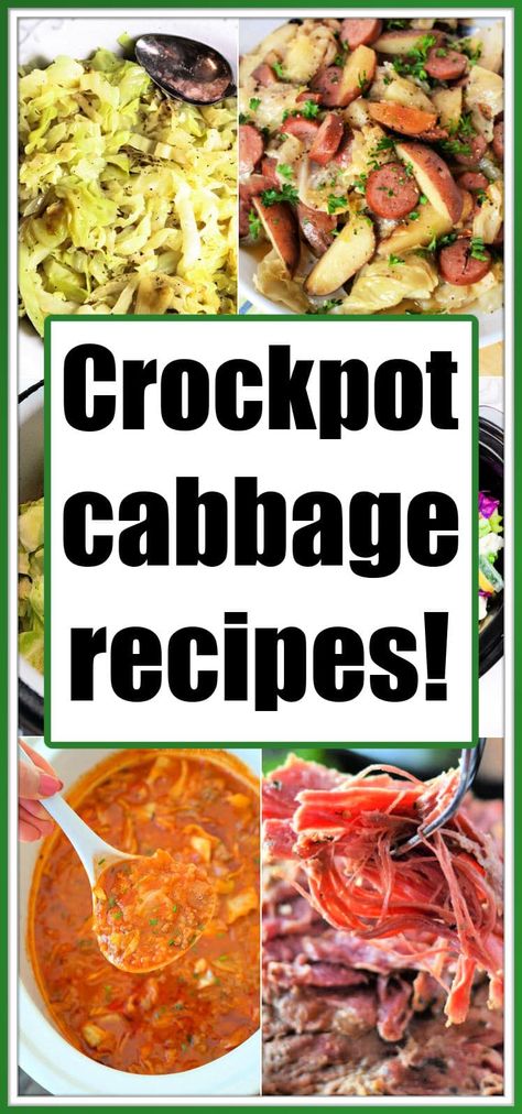 Crockpot Recipes With Cabbage, Whole Cabbage In Crockpot, Crock Pot Cabbage Recipes, Cabbage Slow Cooker Recipes, Cabbage Casserole Crockpot, Cabbage Crockpot Recipes, Slow Cooker Cabbage Recipes, Cabbage Recipes Crockpot, Cabbage In Crockpot