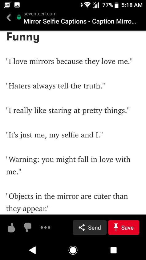 Captions About Mirror Selfie, Best Captions For Mirror Selfie, Sassy Mirror Selfie Captions, Mirror Pic Captions Instagram Short, Mirror Selfie Snapchat Captions, Captions On Mirror Selfie, Mirror Pic Quotes Short, Mirror Selfie Quotes Instagram Short, Sassy Notes For Instagram