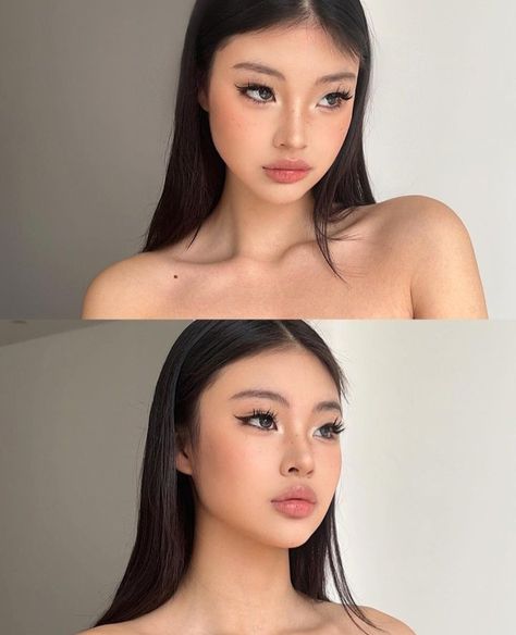 Mafia Makeup Look, Hairstyles Graduation, Makeup Graduation, Sultry Makeup, Graduation Look, Asian Makeup Looks, Nose Makeup, Match Outfits, Soft Makeup Looks