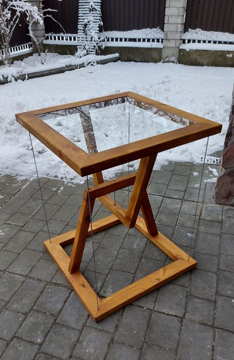 Levitation Table, Levitating Table, Table Ideas, Wood Construction, Drafting Desk, Woodworking, Chef, Coffee Table, Desk