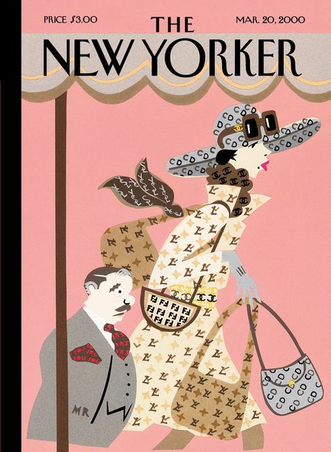 March 20, 2000 Fashion Notebook, The New Yorker Magazine, New Yorker Magazine, Michael Roberts, New Yorker Covers, Collage Ideas, Magazine Illustration, March 20th, Cover Story