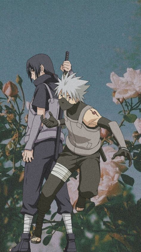 Kakashi & Itachi  #lockskreen #naruto #kakashi #itachi Itachi Kakashi Wallpaper, Naruto Kakashi Wallpapers, Kakashi And Itachi Wallpaper, Itachi Uchiha And Kakashi Hatake, Itachi X Kakashi, Kakashi X Itachi, Naruto And Itachi, Itachi And Kakashi, Kakashi And Itachi