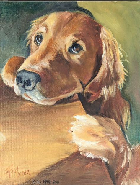 Golden Retriever Kolby - 11x14 acrylic on canvas c2020 - Artist FayBecca Golden Retriever Canvas Painting, Paintings Of Golden Retrievers, Golden Retriever Crafts, Golden Retriever Painting Acrylics, Golden Retriever Art Prints, Golden Retriever Portrait, Golden Retriever Drawing, Golden Retriever Watercolor, Golden Retriever Painting