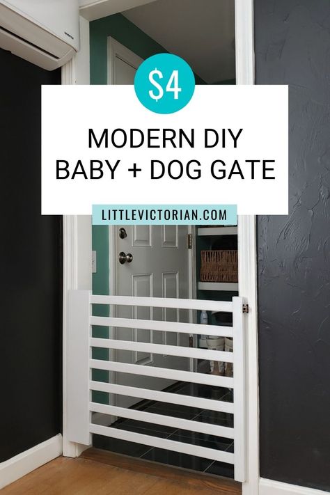 DIY dog gate for cheap ($3.75) Lake Patio, Retractable Dog Gate, Dog Gates For Stairs, Puppy Gates, Diy Dog Gate, Diy Baby Gate, Dog Gates, Wood Floor Cleaner, Dog Room