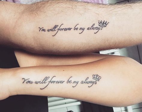 Couple Tattoo Quotes, Married Couple Tattoos, Marriage Tattoos, Him And Her Tattoos, Couple Tattoos Love, Couple Tattoos Unique Meaningful, Wife Tattoo, Best Couple Tattoos, Cute Couple Tattoos