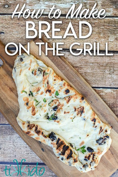 Baking On The Grill, Campfire Bread Recipe, Bread On The Grill, Grilled Bread Recipes, Campfire Bread, Grill Bread, Retreat Food, Feta Spread, Amish Bread Recipes