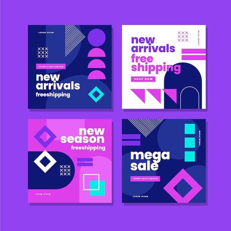 Geometric Brochure Design, Sales Promotion Ideas, Instagram Design Layout, Instagram Template Design, Social Media Design Inspiration, Graphic Design Layouts, Graphic Design Tutorials, Instagram Design, Instagram Post Template