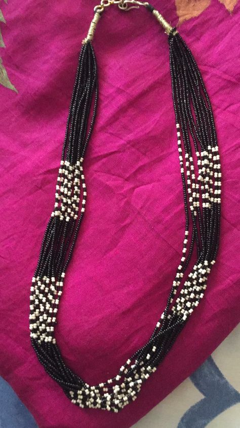 Beads Jewellery Designs Indian, Latest Beads Jewellery Designs, Beads Jewellery Designs, Beaded Wedding Jewelry, Ruby Jewelry Necklaces, Diy Jewellery Designs, Black Beads Mangalsutra Design, Pearl Jewelry Design, Antique Bridal Jewelry