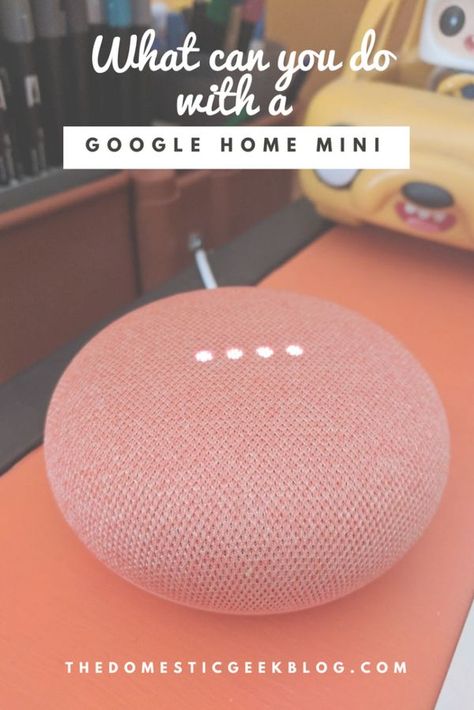 What can you do with a Google Home Mini? Tips and tricks for your new home automation device. Domestic Geek, Netflix Show, Home Automation System, Smart Home Automation, Smart Home Technology, Home Tech, Home Technology, Smart Tech, House System