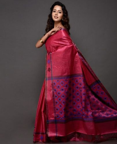 Latest Silk Sarees, Handloom Silk Saree, Indian Fabric, Tussar Silk Saree, Silk Sari, Silk Sarees Online, Bridal Saree, Ethnic Wear, Geometric Designs