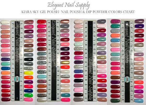 Kiera Sky Gel Polish Colors, Sns Colors Chart, Kiera Sky Dip Powder Colors, Kiara Sky Gel Polish Colors, Kiara Sky Dip Powder Colors, Sns Nail Powder, Sns Colors, Pedicure Acrylic, Dip Colors