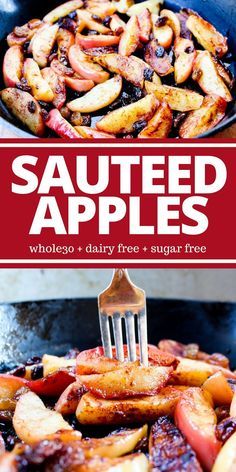 Sauteed Apples, Whole 30 Dessert, Whole 30 Snacks, Whole 30 Meal Plan, Whole 30 Breakfast, Whole 30 Diet, Dessert Dips, Recipe 30, Paleo Whole 30