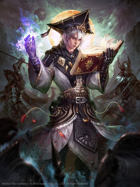 ArtStation - Mobius Final Fantasy :Scholar:, Livia Prima Fantasy Scholar, Mobius Final Fantasy, Fantasy Wizard, Final Fantasy Art, Fantasy Male, Arte Fantasy, Fantasy Inspiration, A Character, Fantasy Artwork