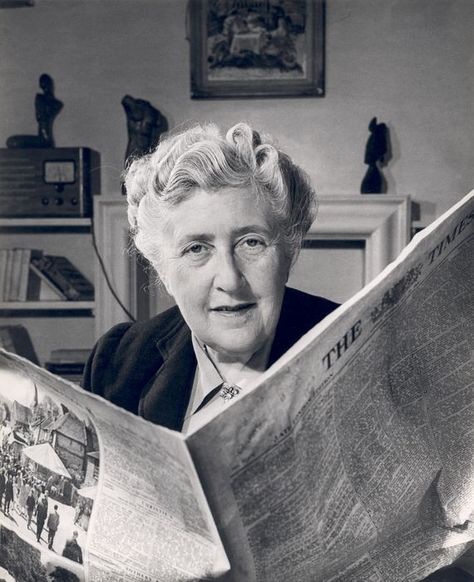 Agatha Christie (b. 1890 – 1976) was an English crime writer of novels, short… Agatha Christie's Poirot, Detective Novels, Miss Marple, Hercule Poirot, National Portrait Gallery, Portrait Gallery, Agatha Christie, Favorite Authors, Her. Book