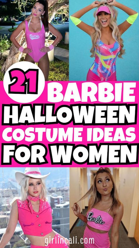 Original Harley Quinn, Halloween Costume Barbie, Zombie Barbie, Diy Girls Costumes, Skate Outfits, Halloween Costume Group, Vampire Barbie, Halloween Costume College, Blonde Halloween Costume