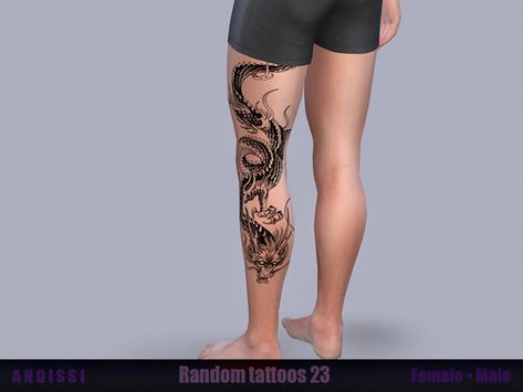 Tattoo Artist Pose, Sims 4 Tattoo Artist, Sims 4 Tattoos For Women, Tattoos For Women Leg, 2023 Pedicure, Tattoo Homme, Random Tattoos, Sims Challenge, Tattoos Aesthetic