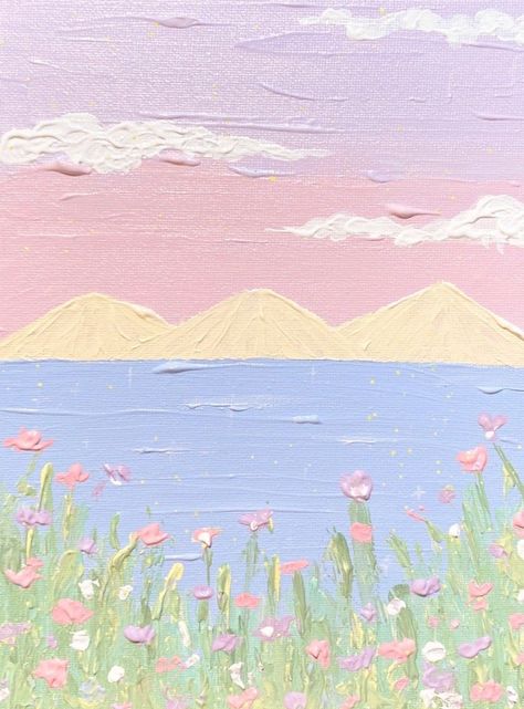 Wallpaper Wa, Flowery Wallpaper, View Wallpaper, Cute Paintings, Phone Wallpaper Patterns, Iphone Wallpaper Tumblr Aesthetic, Nature Art Painting, Cute Patterns Wallpaper, Amazing Art Painting