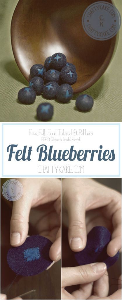 Love Make Believe: Felt Blueberry Pattern. These are so quick, and my son loves them! Perfect for a counting game -CK: Felt Blueberry, Blueberry Pattern, Felt Food Patterns, Felt Food Diy, Felt Cake, Felt Fruit, Felt Play Food, Pretend Food, Homemade Toys