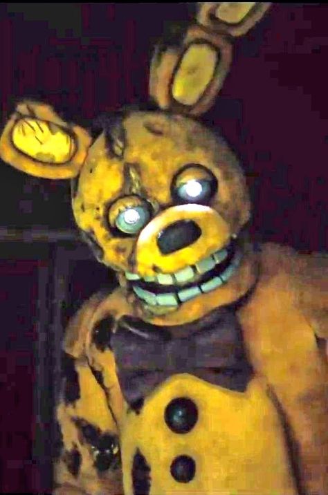 Spring Bonnie Fnaf Movie, Fnaf Art Springtrap, Fnaf Movie Springtrap, Fnaf Movie Springbonnie, Springtrap Fnaf Movie, William Afton Fnaf Movie, Five Nights At Freddy's Dibujos, Springtrap Aesthetic, Springtrap Cosplay