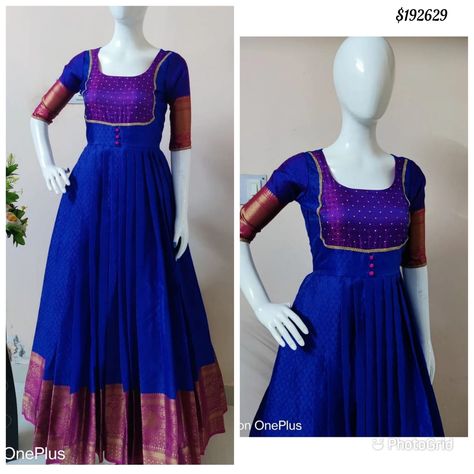 Full Frock Designs, Full Frock Designs For Women, Banarasi Gown, Full Frock, Frock Designs For Women, Frock Designs, Banarasi Saree, Saree