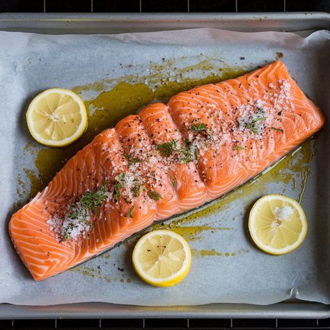 Baked Salmon Perfection 🐟 So Easy, So Good! How Long To Bake Salmon In Oven, Roasted Salmon Oven, Tin Foil Salmon, Wagyu Burger Recipe, Salmon Packets, Balsamic Salmon, Baked Salmon In Foil, Salmon In Foil Recipes, Party Entrees