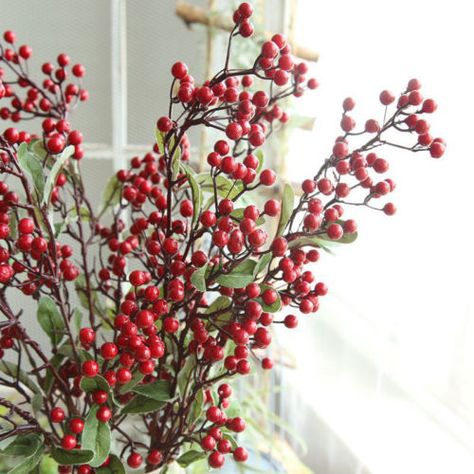 Wedding Party Bouquets, Christmas Flower Arrangements, Flower Bunch, Christmas Fruit, Red Bird, Leaf Garland, Christmas Home Decor, Holly Leaf, Red Birds