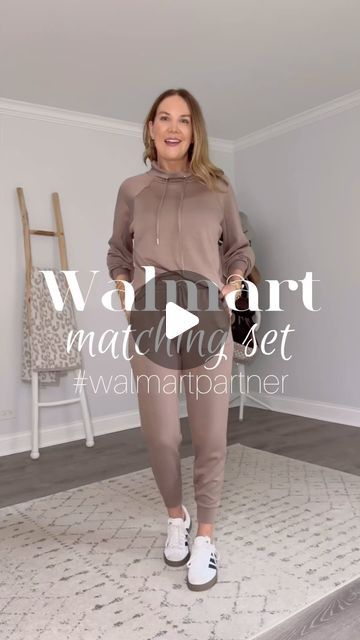 HEIDI DAOUD on Instagram: "Comment SET and all the links will be sent to you! #walmartpartner This famous @walmartfashion set now comes in this gorgeous neutral color🤎Perfect for travel, lounging, errands and the pieces can be worn separately or together. I’m in a medium in the top and a small in the pants. #walmartfashion
⚠️ FOLLOW ME FIRST! You will not see my messages if you are not following me or you have your messages restricted in privacy settings.

Follow my shop @wishes_reality on the @shop.LTK app to shop this post and get my exclusive app-only content!

#liketkit 
@shop.ltk
https://liketk.it/4IggA

Matching set, scuba kit, Walmart new arrivals, Walmart haul, Walmart outfit, travel outfit, mom ootd, errands outfit, what to wear, how to style, lounge set, casual outfit idea, time Matching Jogger Set Outfit, Stay Home Outfits, Cute Lounge Outfits, Mom Ootd, Walmart Outfits, Errands Outfit, Walmart Fashion, Lounge Sets, Matching Sets