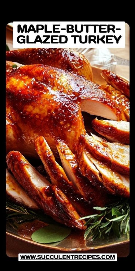 Enjoy a juicy and flavorful holiday centerpiece with this Maple-Butter-Glazed Turkey recipe! This delectable turkey is glazed to perfection, making it a show-stopping dish for any occasion. Best Juicy Turkey Recipe, Juicy Turkey Recipe, Turkey Roasted, Best Turkey Recipe, Turkey Glaze Recipes, Perfect Roast Turkey, Juicy Turkey, Roast Turkey Recipes, Carlsbad Cravings