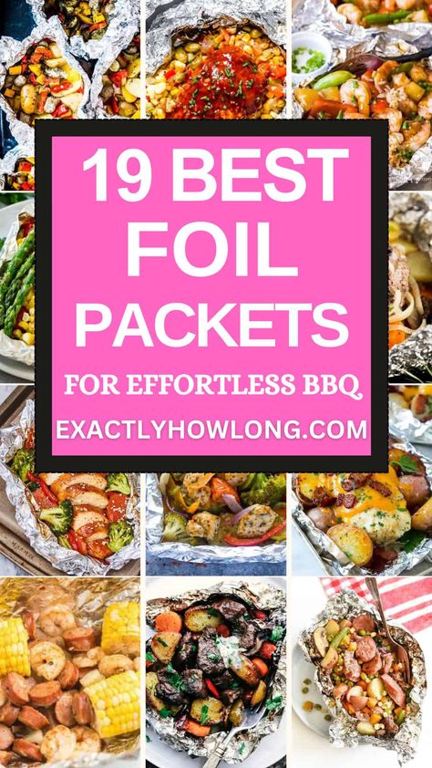 Jump to List Uncover the ultimate grilling secret with foil packets for the grill! From savory grilled chicken and fish to fresh grilled vegetables, the options are limitless. Foil packet recipes will elevate your outdoor Healthy Foil Packet Meals, Seafood Foil Packets, Foil Packet Desserts, Easy Foil Packet Meals, Foil Packets For The Oven, Foil Packets For The Grill, Healthy Summer Dinner Ideas, Steak Foil Packets, Easy Bbq Side Dishes