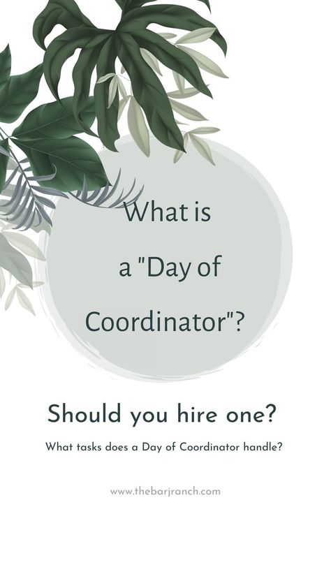 What is the job of a Day of Coordinator? To ensure that every detail of your wedding day flows smoothly from ceremony until the close of your reception. Day Of Coordinator, The Close, Uh Oh, Say Yes, Do Everything, Wedding Tips, The Bride, Wedding Day, Benefits