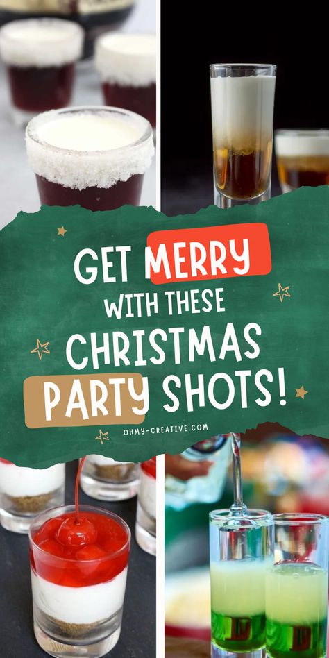 Get ready to add some extra fun to your holiday season with these 25 Christmas Party Shots perfect for every taste! Not only will these shots impress your friends, but they are also simple to make, so you can spend less time in the kitchen and more time enjoying the celebration. Many of these drinks can be prepped in advance, making your party stress-free and easy to host. These 25 shots will have everyone smiling, toasting, and getting merry all night long! #ChristmasPartyShots #PartyShotsIdeas Christmas Party Shots Holiday Drinks, Christmas Drinks Shots, Shot Cuterie Board Party, Christmas Alcoholic Shots, Easy Christmas Shots Recipes, Fun Christmas Shots, Christmas Shots For Adults, Christmas Shot Ideas, Good Tasting Shots