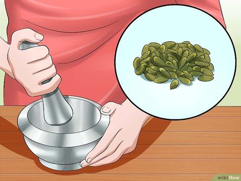 3 Ways to Treat Dog Worms With Food and Herbs - wikiHow Drying Pumpkin Seeds, Tapeworms In Dogs, Dog Worms, Deworming Dogs, Pet Remedies, Meds For Dogs, Worms In Dogs, Make Dog Food, Papaya Seeds