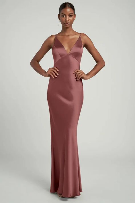 Jenny Yoo Online Store - Best Bridesmaids, Bridal Party and Convertible Dresses, Plus Sizes Bridesmaid Dresses Jenny Yoo, Modern Bridesmaid Dresses, Jenny Yoo Bridesmaid, Orange Bridesmaid, Orange Bridesmaid Dresses, Bias Cut Skirt, Bridesmaid Dress Styles, Jenny Yoo, Bridesmaid Dress Colors