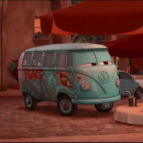 Cars Icons Disney, Hear Me Out, Fillmore Cars, Mate Cars, Car Movie, Disney Cars Movie, Disney Cars 3, Volkswagen Cars, Car Aesthetics