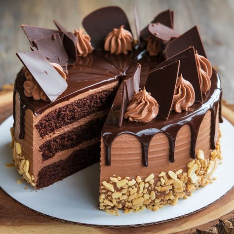 The Perfect Chocolate Cake 🍫 So Rich, So Delicious! Chocolate Torte Recipe, Moist Chocolate Cake Recipe, Best Chocolate Cake Recipe, Ultimate Chocolate Cake, Chocolate Cake Recipe Moist, Rich Cake, Torte Recipe, Chocolate Torte, Best Chocolate Cake