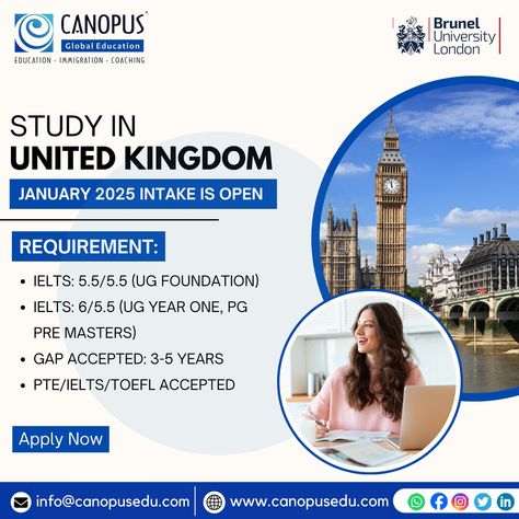 🌟 Achieve your UK study dream with Canopus Global Education, the Best UK Student Visa Consultant in Surat! Don’t miss the January 2025 intake – we help you get into top UK universities with expert visa guidance, course counseling, and IELTS coaching. Whether you’re aiming for foundation, undergraduate, or postgraduate programs, we’ve got your back. No worries if you have a gap of 3-5 years, we accept it! Why Canopus? ✅ Expert visa support ✅ PTE/IELTS/TOEFL coaching ✅ Guaranteed admissions ... Uk Study Visa, Ielts Coaching, Visa Consultant, January 2025, Student Visa, Uk Universities, Global Education, Got Your Back, Undergraduate