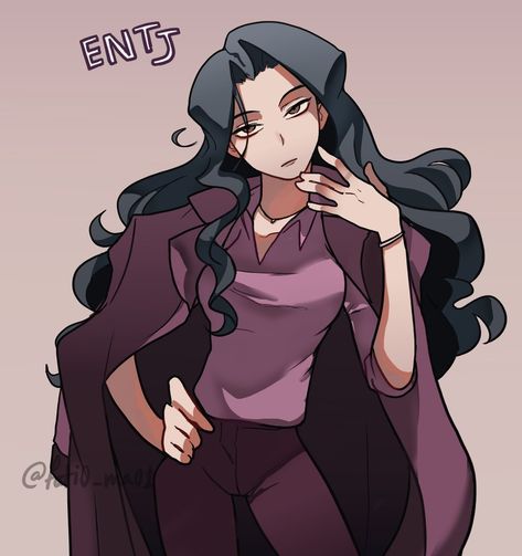 MBTI art - Credit: @fati0_ma01 Intj Woman Fanart, Entj Love, Entj Art, Mbti Entj, Entj Women, Personalidad Infj, Entj Personality, Cartoons Movies, Mbti Types