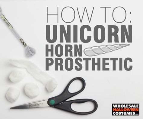 DIY Unicorn Prosthetic: 9 Steps (with Pictures) Horn Prosthetic, Unicorn Horn Diy, Diy Unicorn Horn, Diy Unicorn Horns, Succubus Costume, Scottish Unicorn, Unicorn Horn For Horse, Fantasy Crafts, Ice Crown