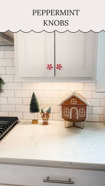 Kelsi || Content Creator on Instagram: "🎄 Peppermint Knobs 🎄⁣ ⁣ I found the cutest clutter-free Christmas decoration!! These @knobezllc peppermint knobs attach right onto any of your cabinet knobs and they add such a fun Christmas accent to any space!⁣ You could add them to your kitchen or bathroom cabinets for a fun Christmas touch! .⁣ .⁣ .⁣ .⁣ #christmas #christmasdecor #christmasdecorations #christmasdecoration #christmasdecorating #christmastime #christmasishere" Fairy Trap, Sugar Plum Nutcracker, Fairy Bathroom, Xmas Colors, Christmas Classics, Christmas Accents, Sugar Plum Fairy, Bottle Brush Trees, Xmas Decor