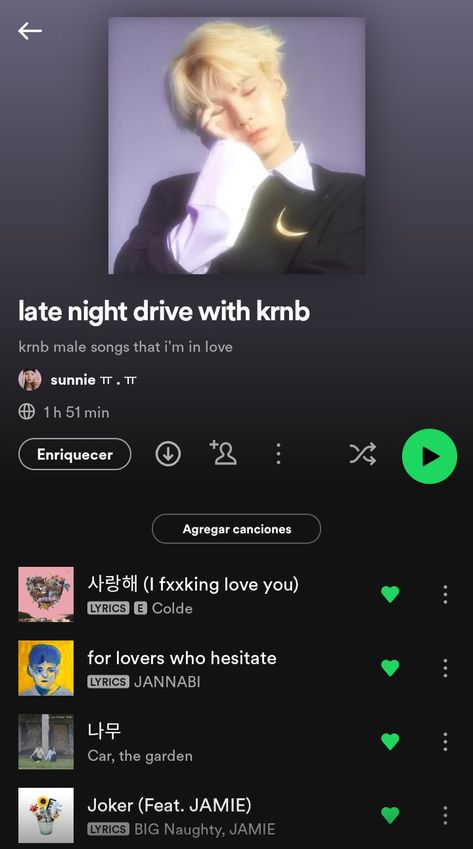 Korean Spotify Playlist, Korean Rnb, Spotify Library, Songs Recommendations, Korean Songs, Playlists Spotify, Kpop Playlist, 2000 Songs, Playlist Names