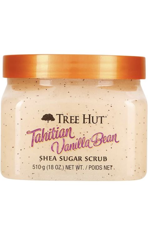 Tree Hut Tahitian Vanilla Bean, Tahitian Vanilla Bean, Vanilla Scents, Xmas List Ideas, Best Body Scrub, Shaving Oil, Love Tree, Tree Hut, Evening Primrose