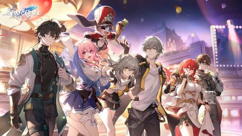 DevilTakoyaki on X: "Upscaled version of 2.1 key art! DL: https://t.co/OVQKmGE1Xt #HonkaiStarRail #StarRail https://t.co/DcCqyGlIyo" / X Hsr Official Art, Honkai Star Rail Official Art, Genshin Impact Pictures, Dan Heng Stelle, Astral Express, Stair Rails, March 7th, Dan Heng, Girl Character