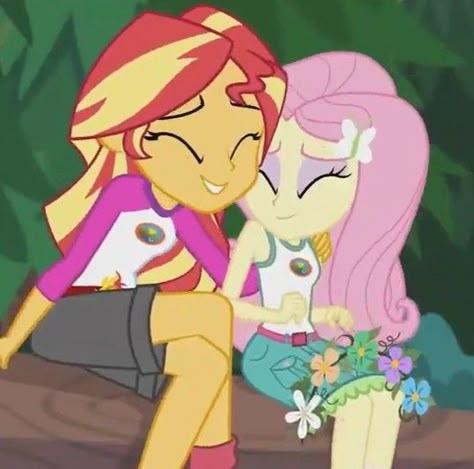 Sunset Shimmer X Fluttershy, Fluttershy And Sunset Shimmer, Steven Universe Lapis, I Love You Girl, Team Rwby, Equestrian Girls, Equestria Girl, Inner Child Healing, Girls Together