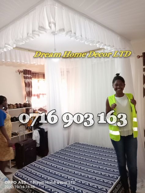 𝐖𝐞 𝐠𝐨𝐭 𝐲𝐨𝐮 𝐜𝐨𝐯𝐞𝐫𝐞𝐝 Mosquito Net Bedroom, Net Ceiling, Curtains Rods, Mosquito Control, Mosquito Net, Dream Home, Interior Decor, Interior Decorating, Dream House