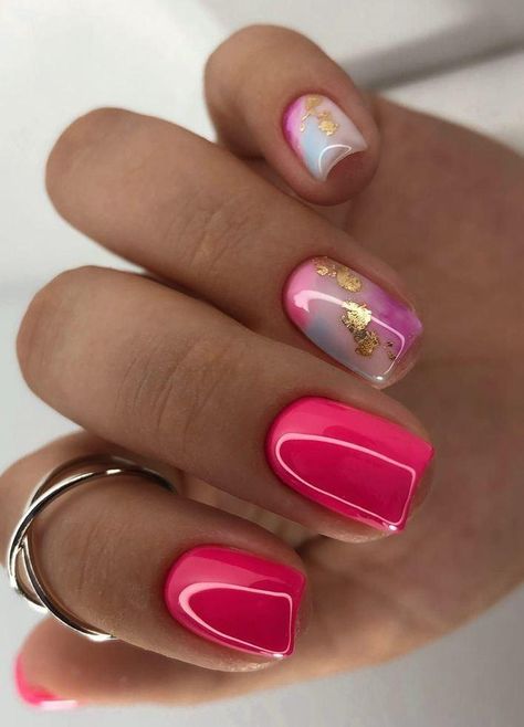 Chic Short Summer Nails - Pink Beach Styles | Trendy 2024 Looks Nagellack Trends, Smink Inspiration, Her Nails, Cute Gel Nails, Dipped Nails, Fabulous Nails, Chic Nails, Fancy Nails, Short Acrylic Nails