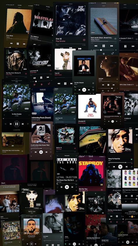 Spotify Collage Wallpaper, Song Artist Wallpaper, I Love Music Wallpapers, Lock Screen Wallpaper Music, Songs Collage, Song Profile, Album Covers Collage, Music Album Covers Wallpaper Collage, Spotify Album Covers