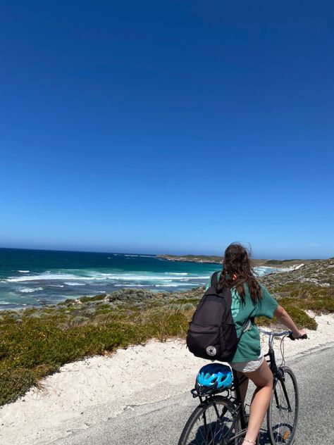 Beach, aesthetic, bike, rotto, Australia, summer Summer Biking Aesthetic, Biking Aesthetic Summer, Summer Bike Ride Aesthetic, Bike Ride Aesthetic, Beach Bike Ride, Chess Tricks, Biking Aesthetic, Bike Summer, Bicycle Aesthetic