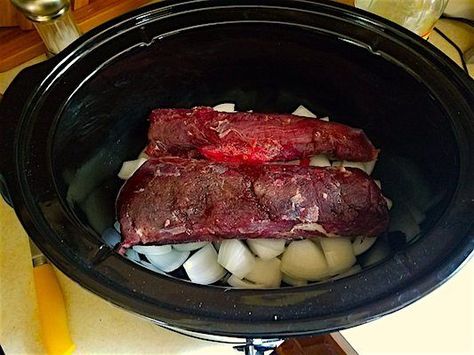 Coming home to a hot stew that his been cooking all day is the best. Check out this venison stew. http://www.wideopenspaces.com/the-best-crock-pot-venison-pot-roast-recipe-ever/ Venison Pot Roast, Venison Recipes Crockpot, Cooking Venison Steaks, Elk Recipes, Venison Stew, Venison Roast, Deer Recipes, Venison Steak, Deer Meat Recipes