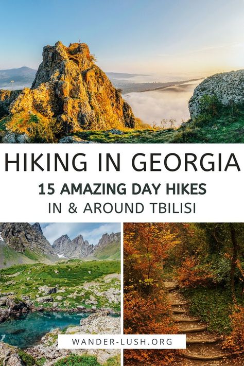 Tbilisi Georgia | Things to do in Tbilisi | Georgia hiking | Georgia trekking | Hikes in Georgia | Georgia hiking trails | Things to do in Georgia country | Georgia country travel | Georgia Caucasus | Tbilisi hikes | Birtvisi Canyon | Dashbashi Canyon | Mtatsminda | Tbilisi TV Tower Georgia Hiking Trails, Things To Do In Georgia, Georgia Hiking, Georgia Travel Guide, Azerbaijan Travel, Hiking In Georgia, Travel Georgia, Georgia Country, Hiking Europe