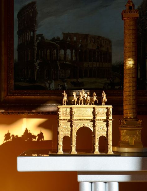 Arch Of Constantine, Miniature Building, Map Ideas, The Grand Tour, Classical Furniture, Architectural Model, Architectural Models, Iconic Furniture, Architectural Antiques